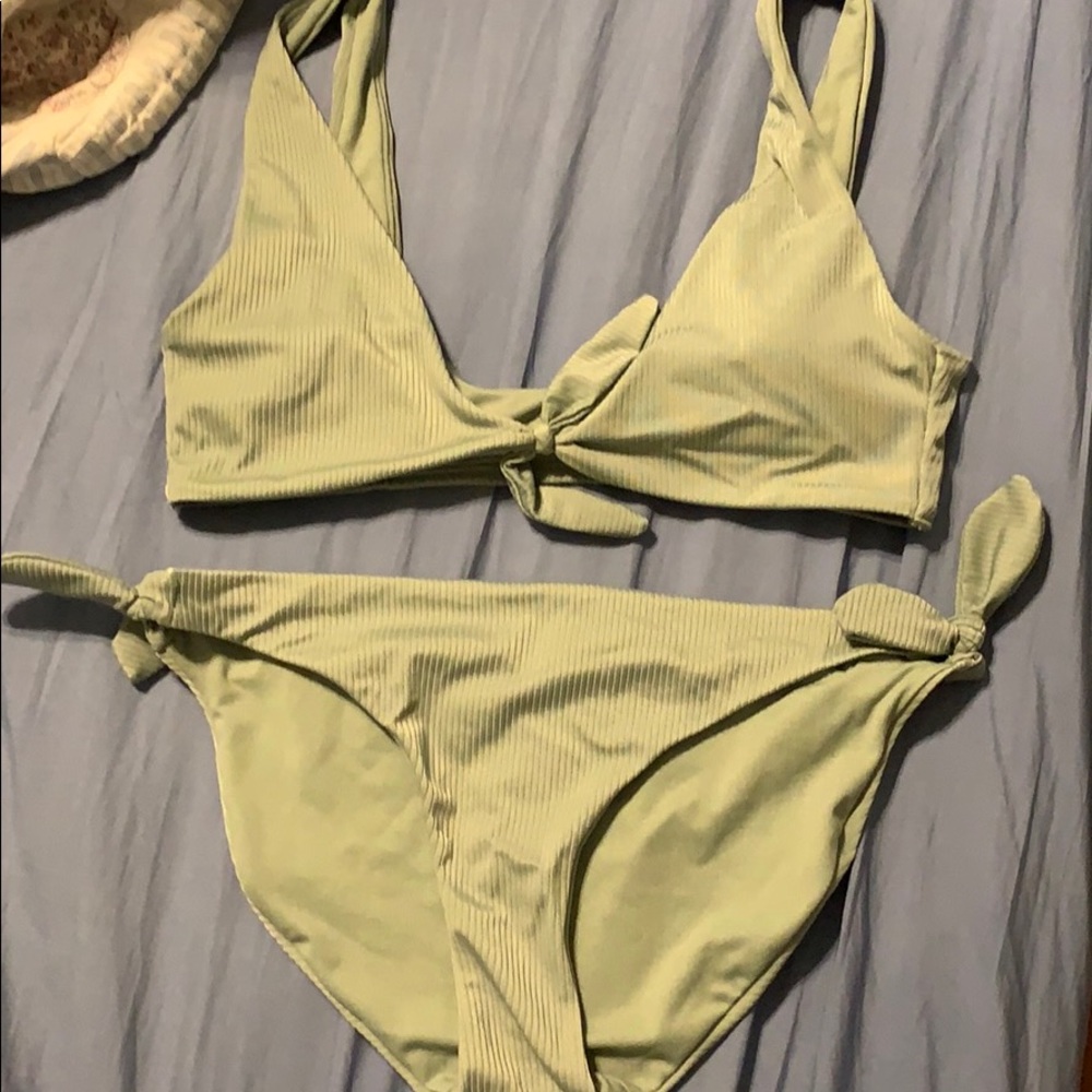 Olive bathing suit